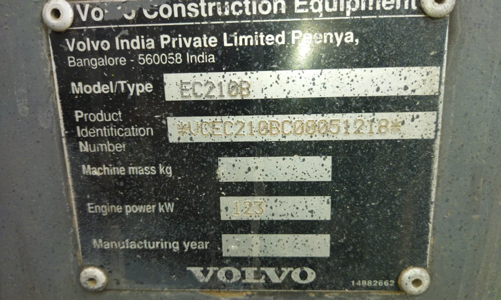 Volvo EC210B Excavator