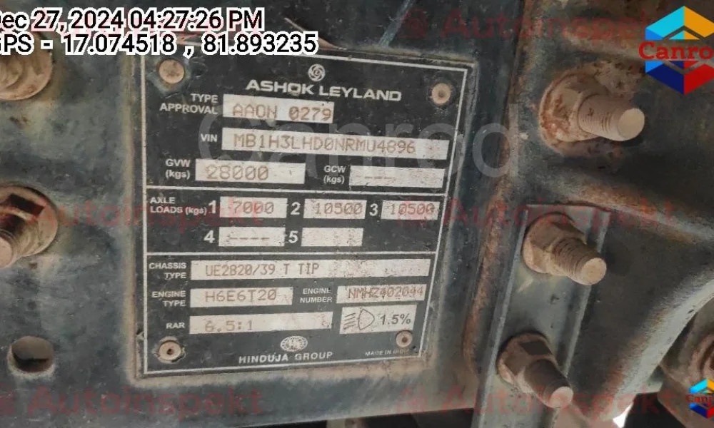 Ashok Leyland UE2820 Tipper
