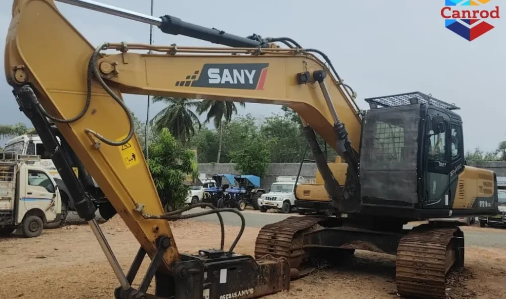 SANY SY210C Excavator with Rock Breaker