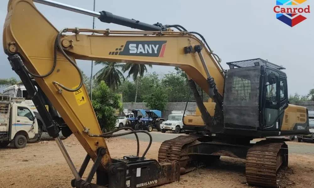 SANY SY210C Excavator with Rock Breaker