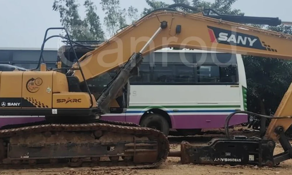SANY SY210C Excavator with Rock Breaker