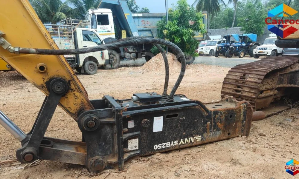 SANY SY210C Excavator with Rock Breaker