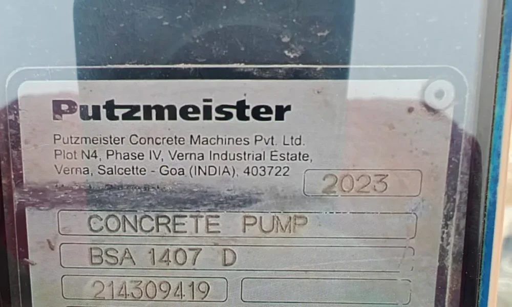 Putzmeister BSA1407D Concrete Pump
