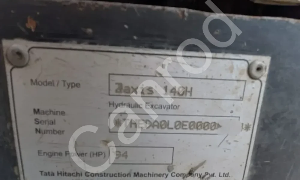 Tata Hitachi ZX140H Excavator