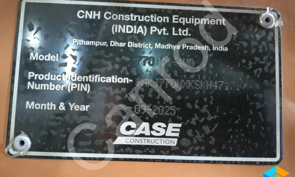 Case Construction 770NX 4WD Backhoe Loader