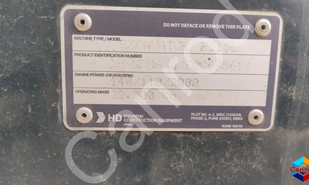 Hyundai R215LR Smart Plus Excavator