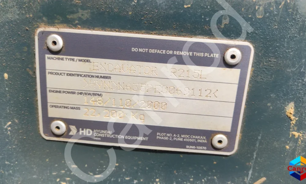 Hyundai R215LR Smart Plus Excavator