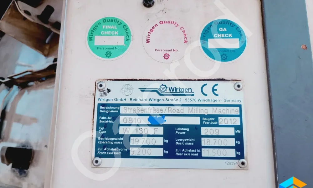 Wirtgen W130 F Cold Milling Machine
