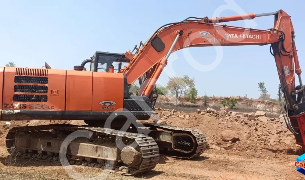 Tata Hitachi ZX220 Excavator with Rock Breaker