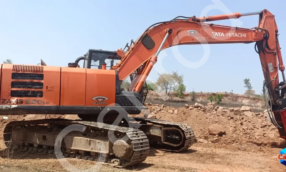 Tata Hitachi ZX220 Excavator with Rock Breaker