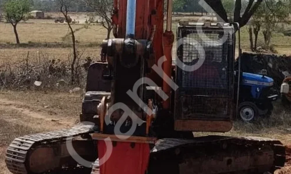 Tata Hitachi ZX220 Excavator with Rock Breaker