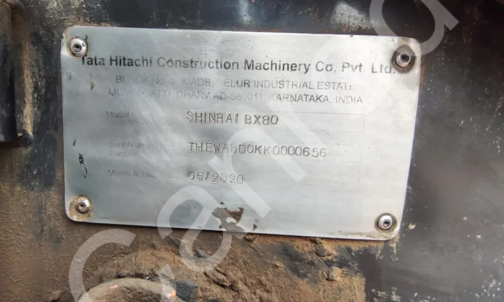 Tata Hitachi SHINRAIBX-80 Backhoe Loader