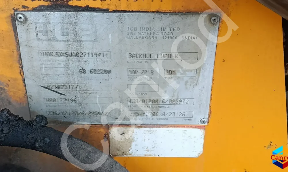 JCB 3DXSUPER Backhoe Loader
