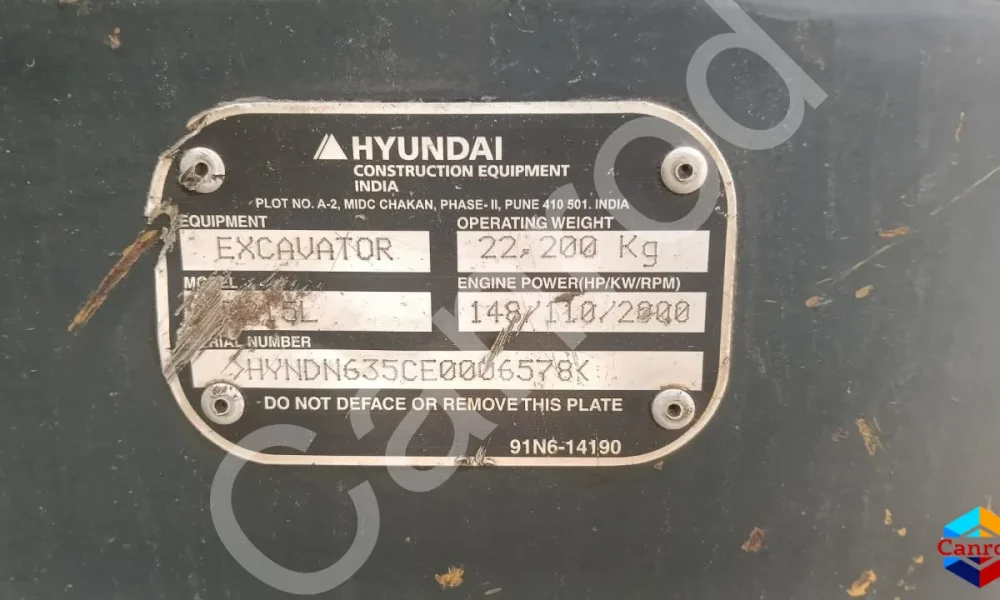 Hyundai R215L Excavator